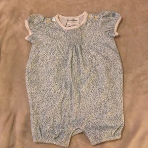 Ralph Lauren blue/white floral one piece 6m